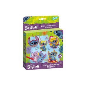 Disney Stitch Magnet diamond painting 6 stk. 